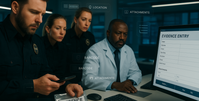 Evidence Management Software 19 20250519_1640_Crime Lab Investigation_remix_01jvm3pe3je8xsm1kcxctd4bae